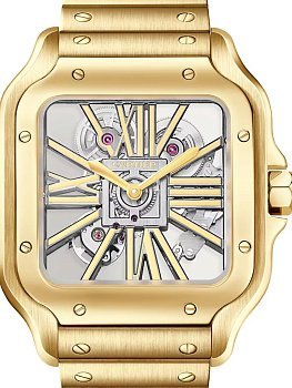Cartier Santos De Cartier Large skeleton WHSA0042